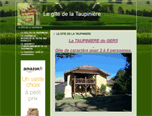Tablet Screenshot of lataupiniere.creation-website.com