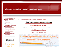 Tablet Screenshot of correcteur.creation-website.com