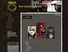 Tablet Screenshot of kurtcobain.creation-website.com